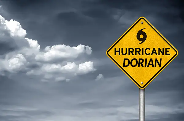 Damage from Hurricane Dorian